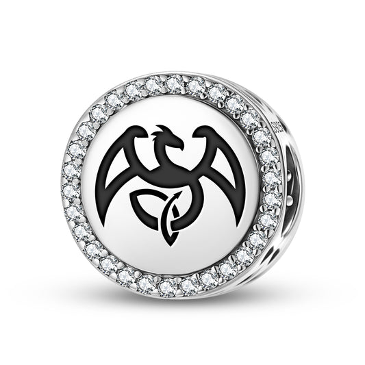 The Dragon Celtic Symbols Charm