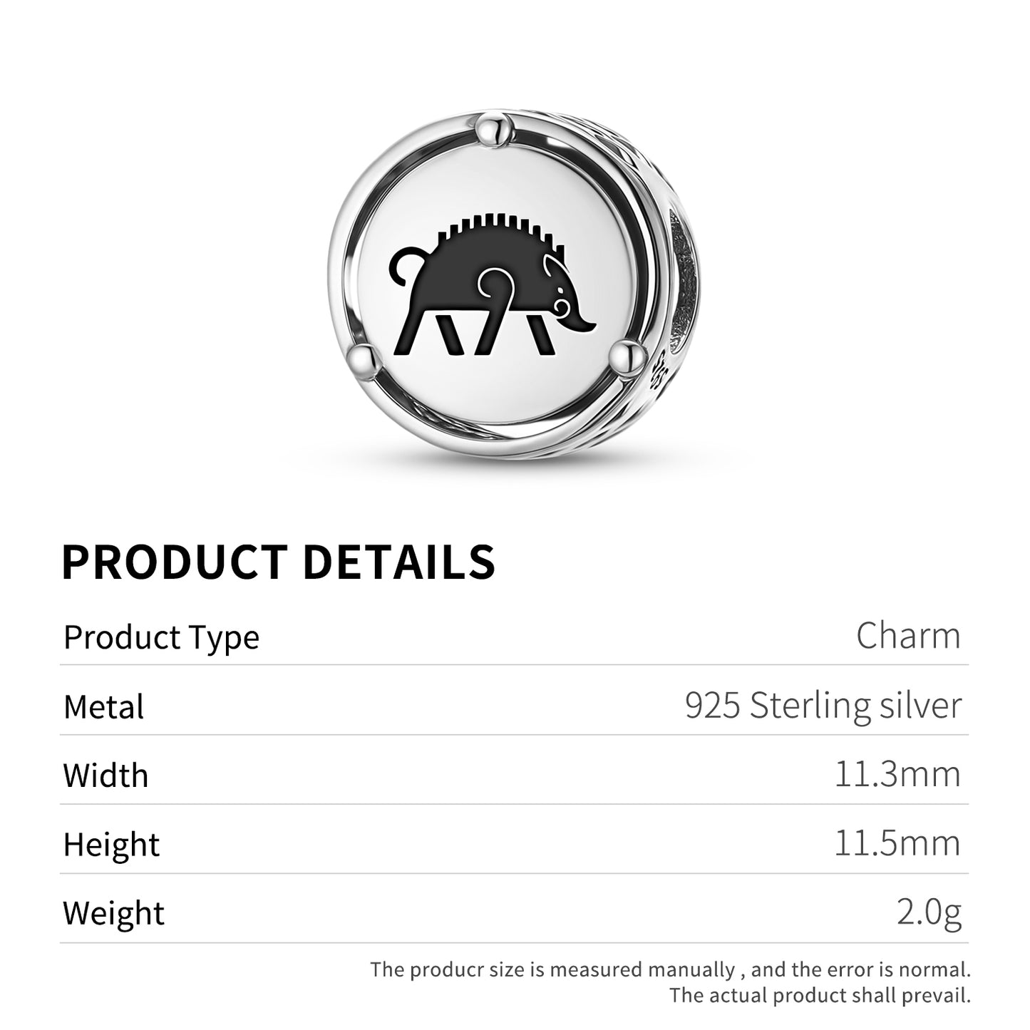 The Boar Celtic Symbols Charm
