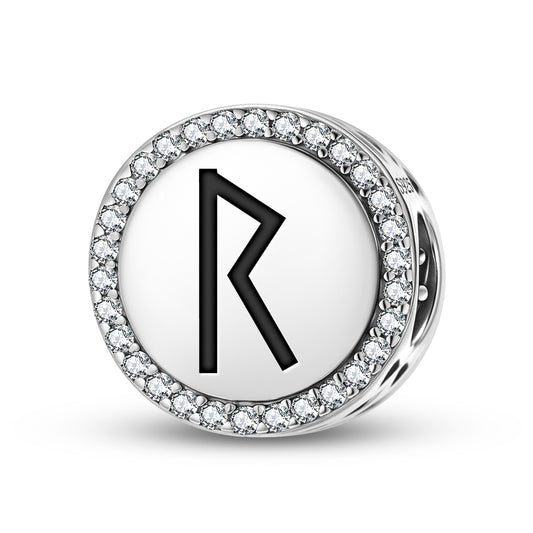 Raidho Norse Runes Symbols Charm