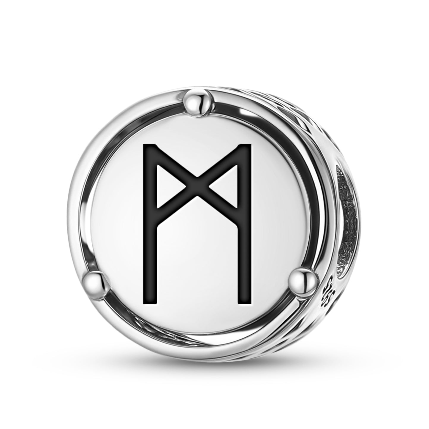 Mannaz Norse Runes Symbols Charm