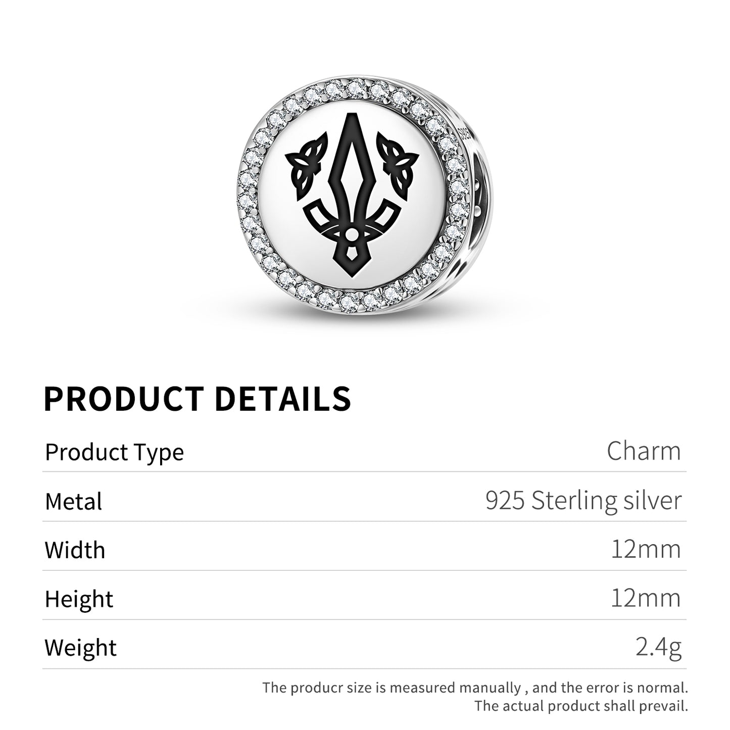 Gungnir Norse Symbols Charm