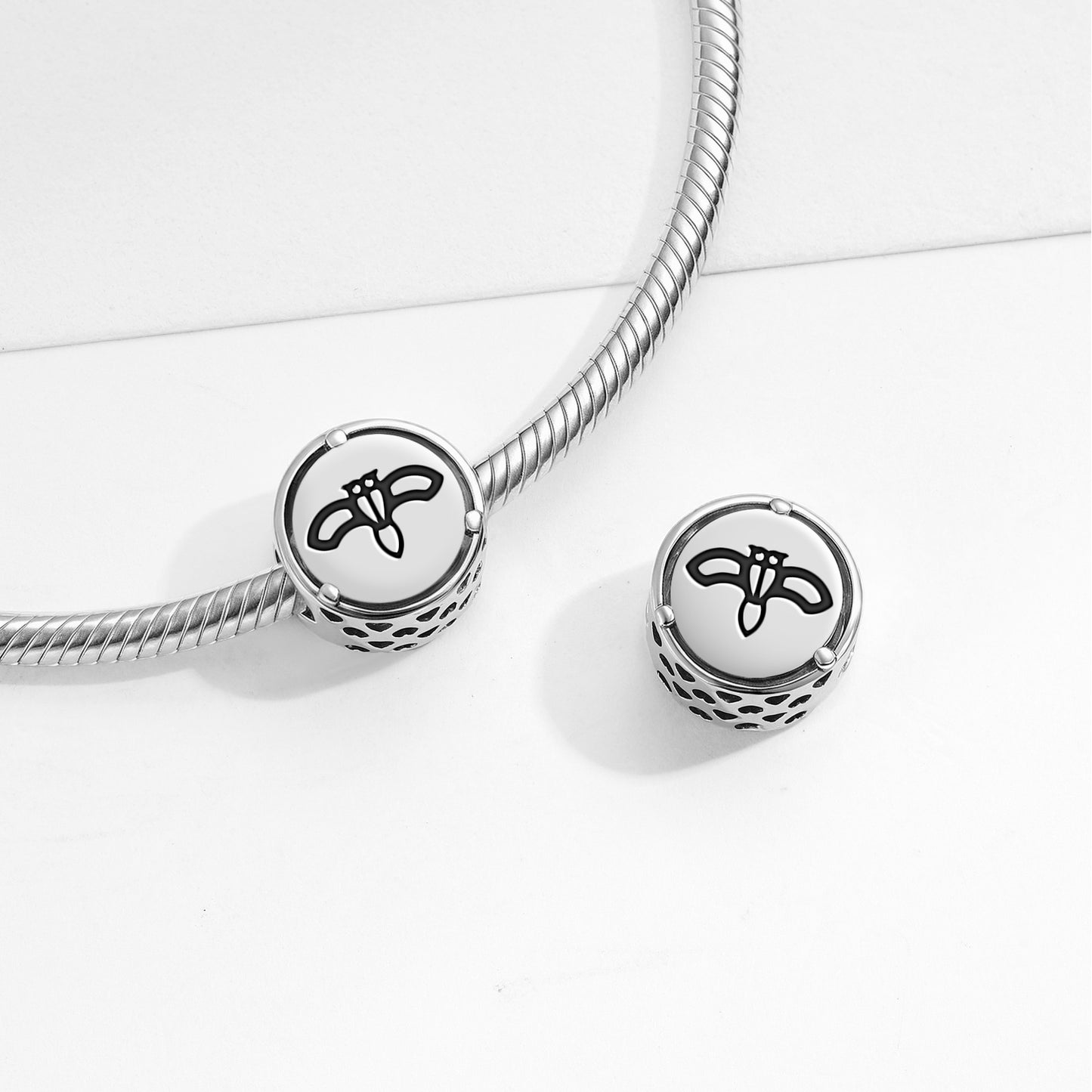 Huginn and Muninn Norse Symbols Charm