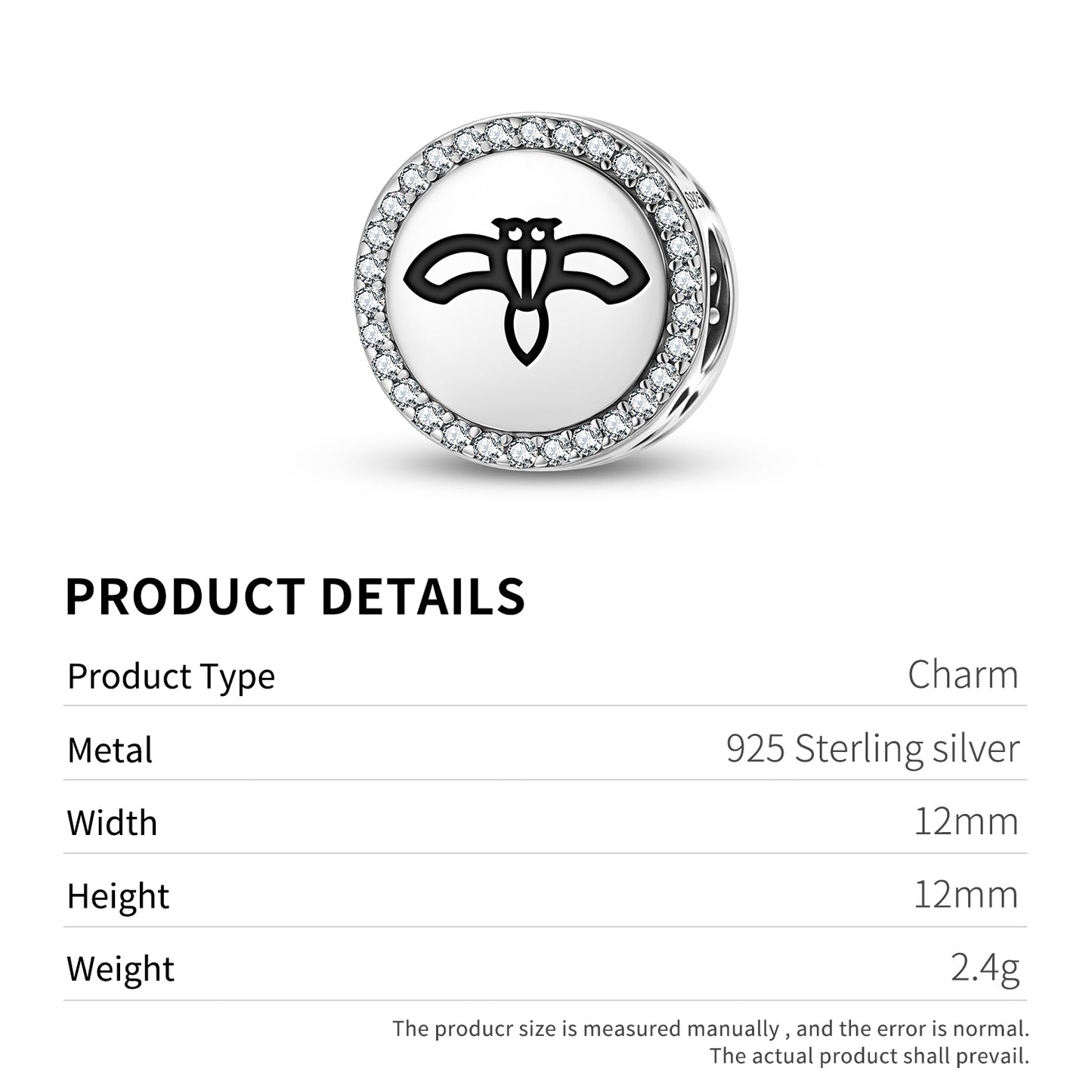 Huginn and Muninn Norse Symbols Charm