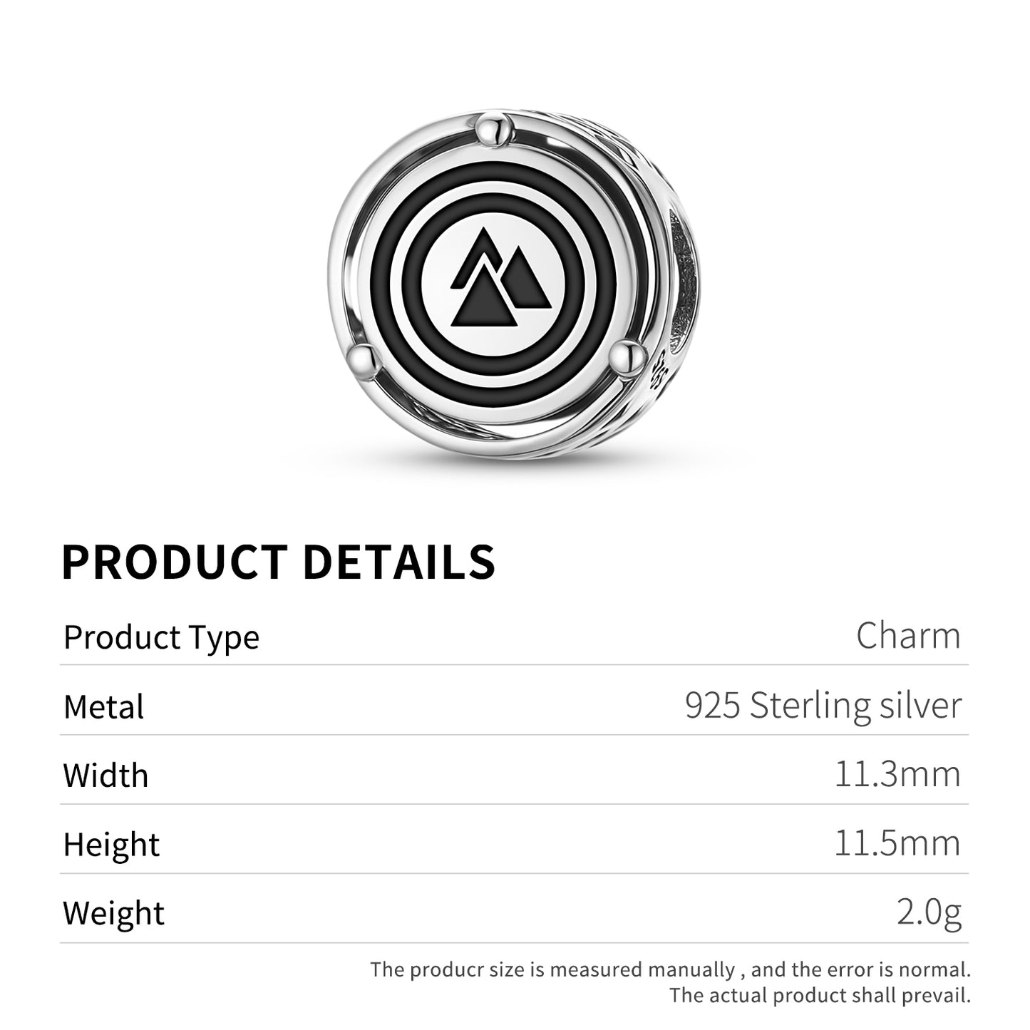 Valknut Norse Symbols Charm