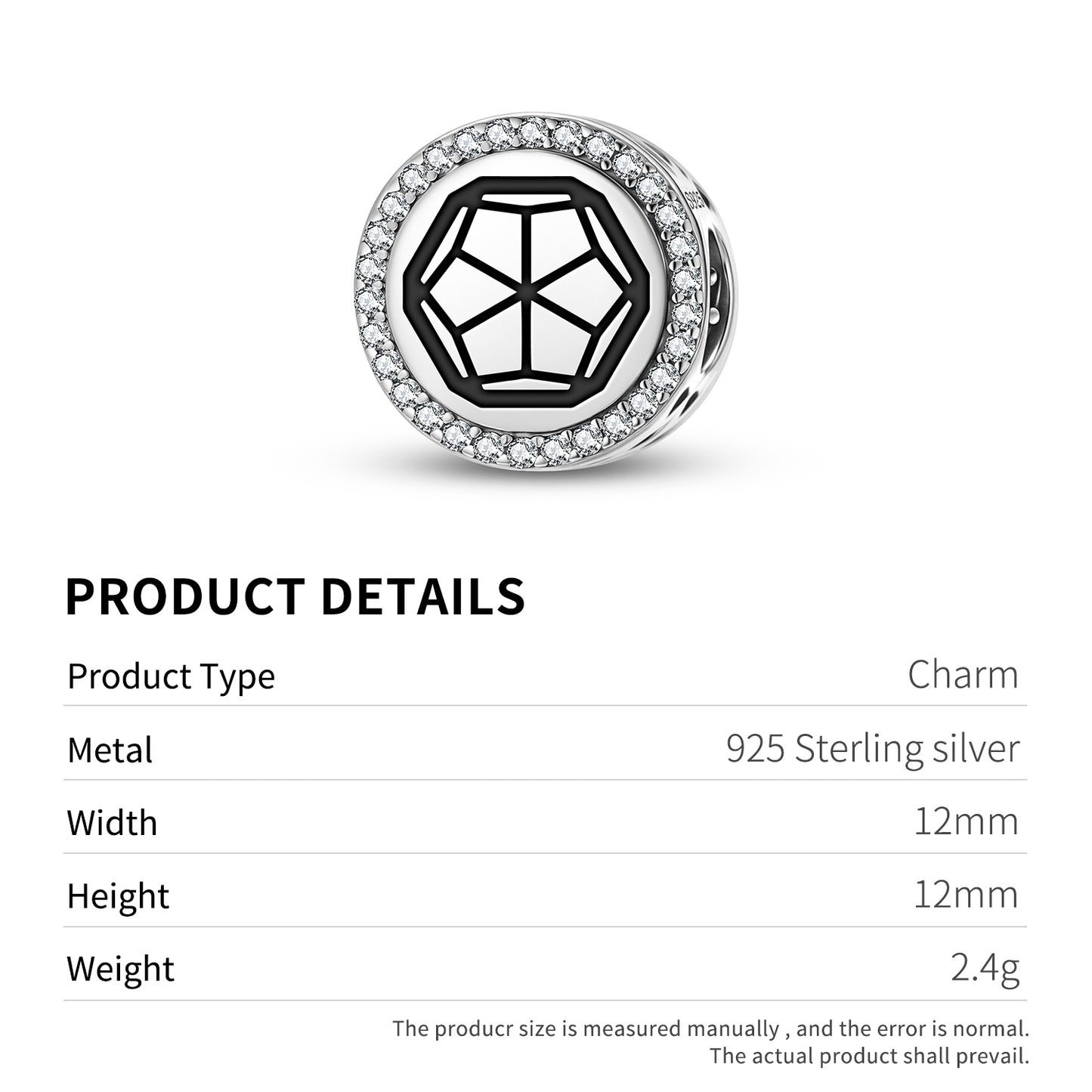 Dodecahedron Sacred Geometry Symbols Charm