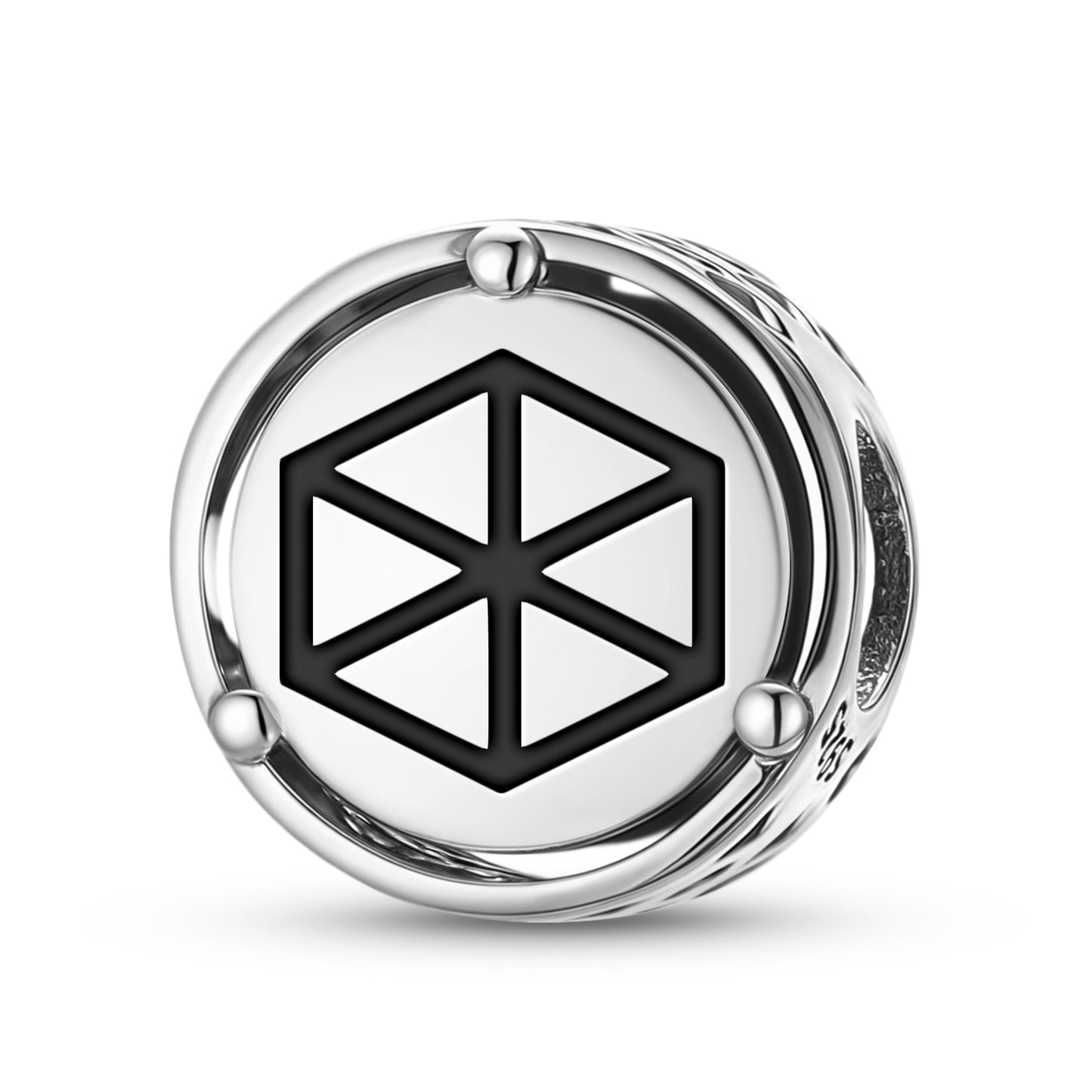 Cube Sacred Geometry Symbols Charm