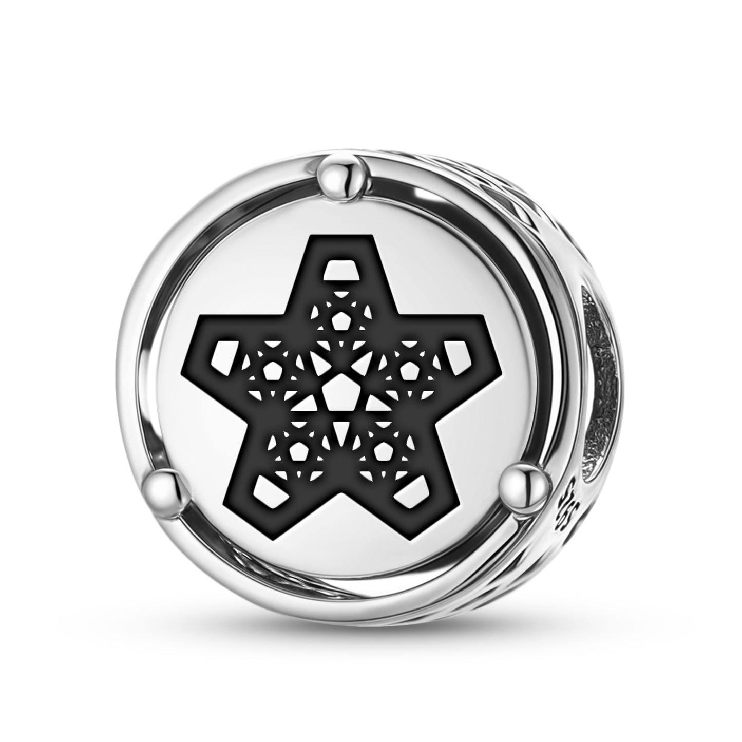 5 Pointed Star-Golden Ratio Sacred Geometry Symbols Charm