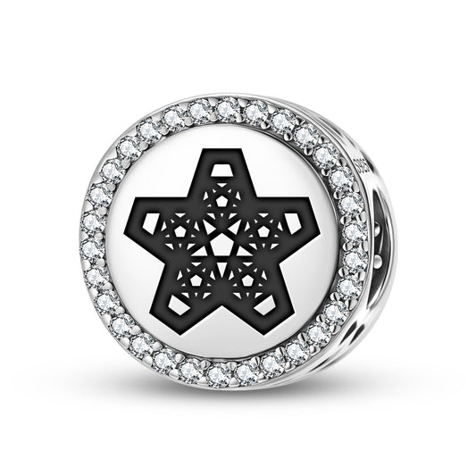 5 Pointed Star-Golden Ratio Sacred Geometry Symbols Charm