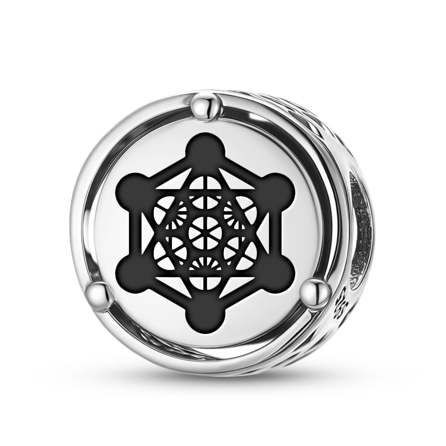 Metatron's Cube Sacred Geometry Symbols Charm