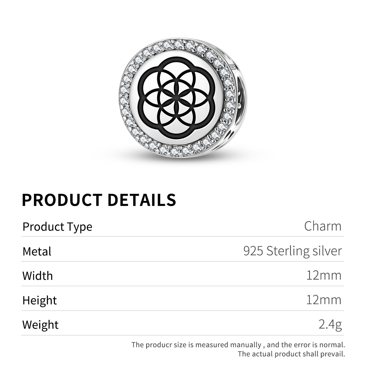 Seed of Life Sacred Geometry Symbols Charm