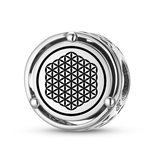 Flower of Life Sacred Geometry Symbols Charm