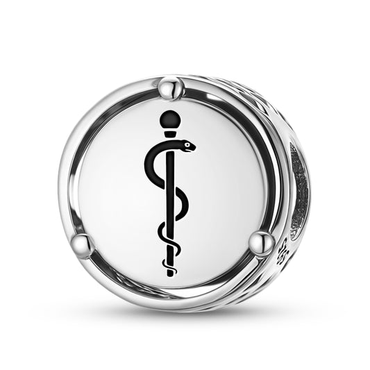 Rod ofAsclepius  Charm