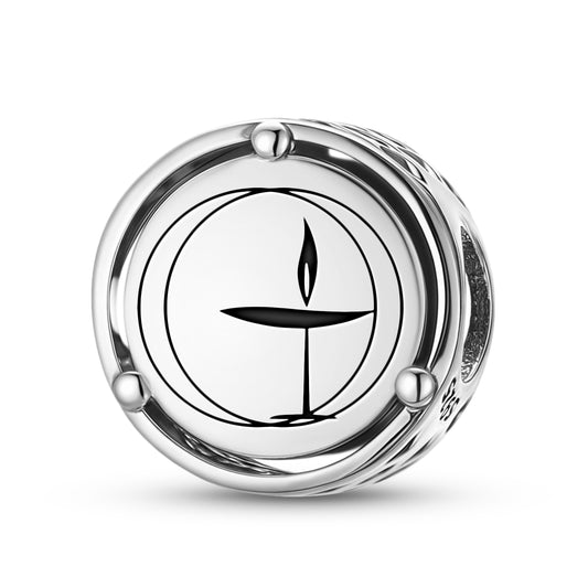 The Flaming Chalice  Charm