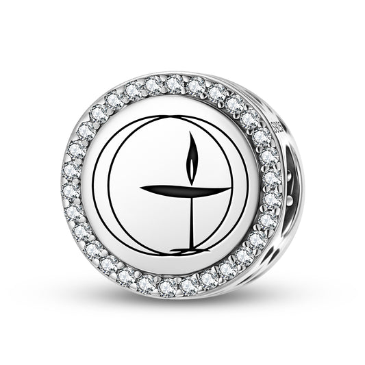 The Flaming Chalice  Charm