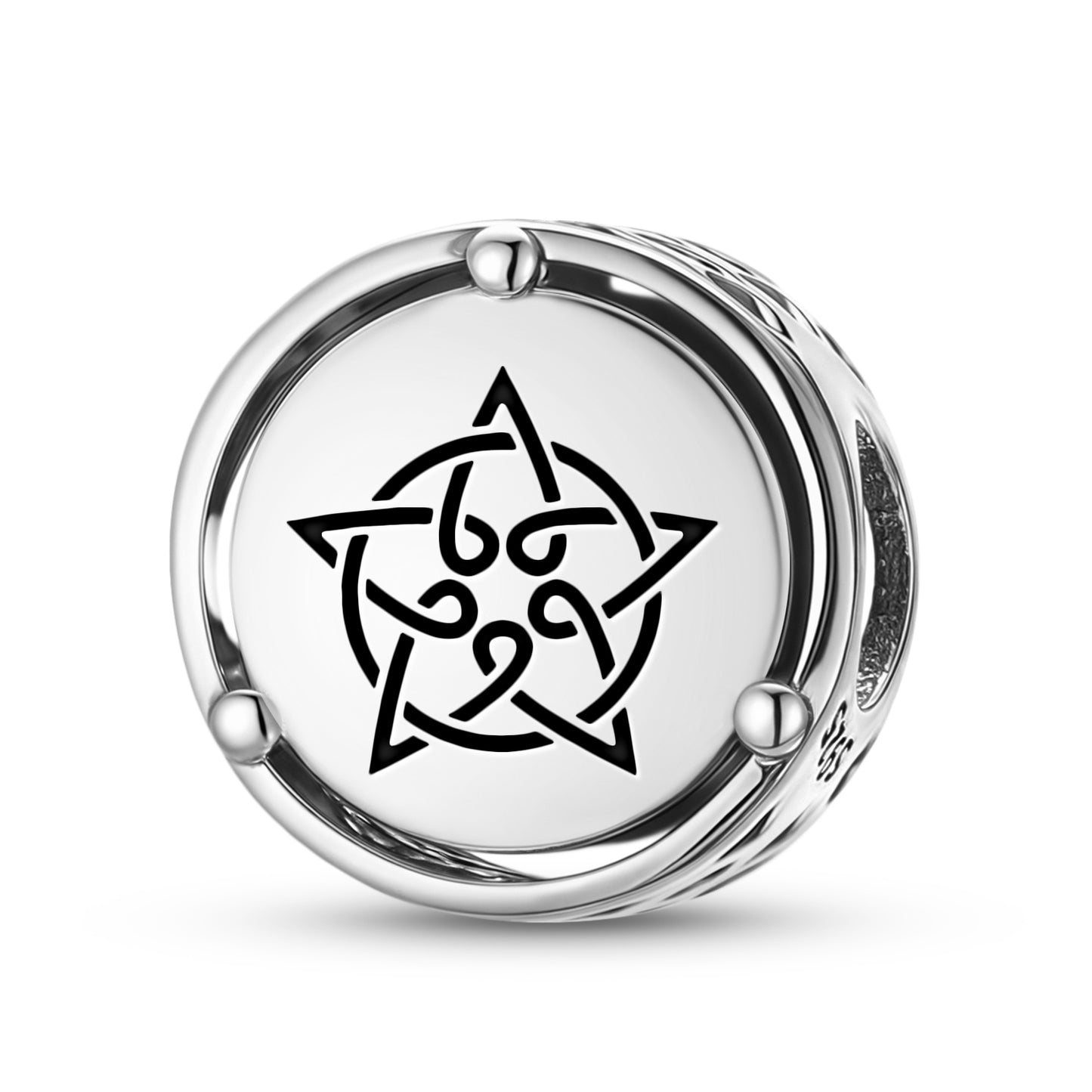 Celtic Five Star Knot  Charm