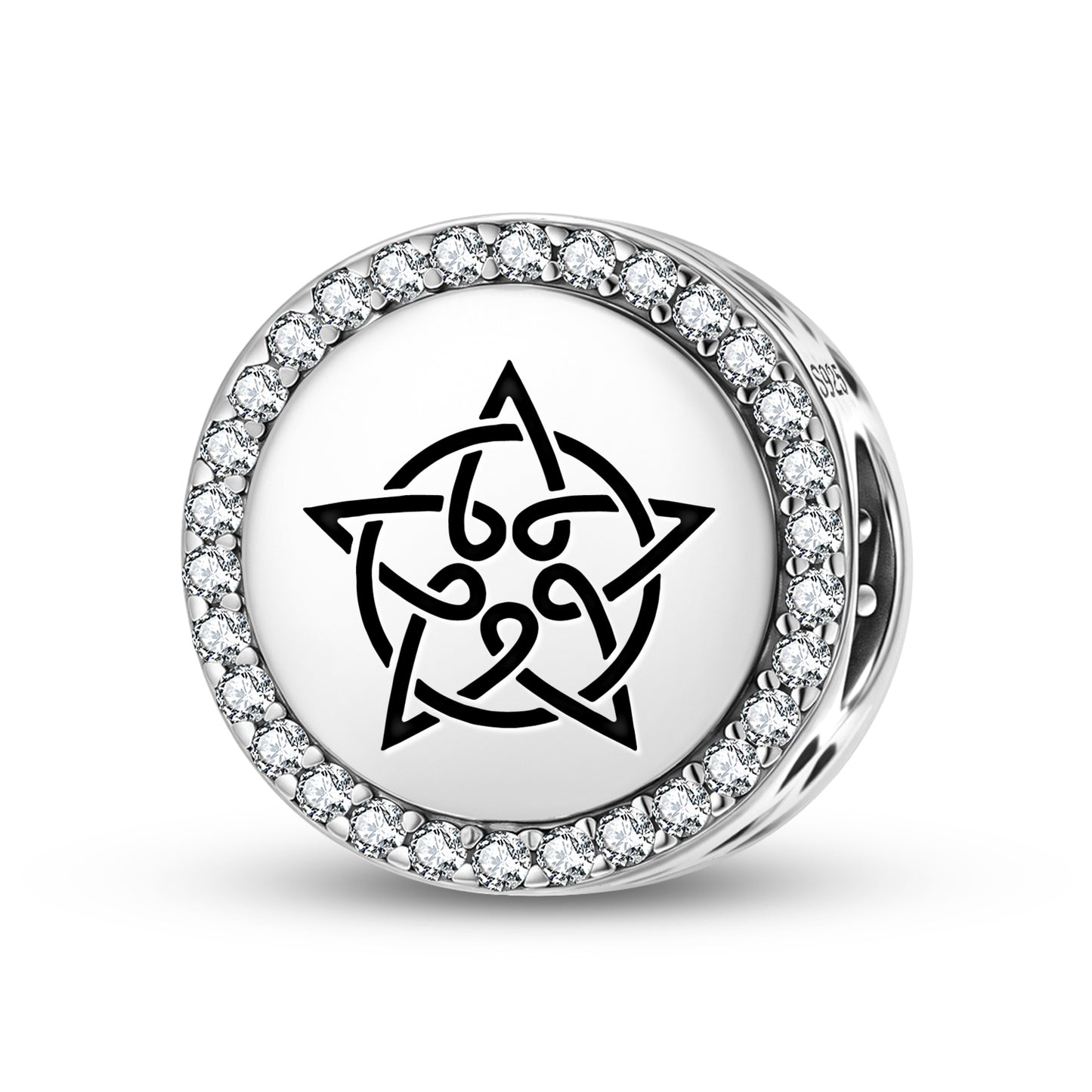 Celtic Five Star Knot  Charm