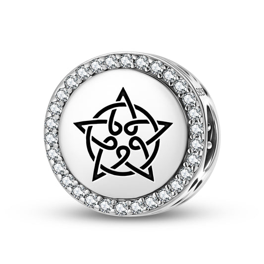 Celtic Five Star Knot  Charm