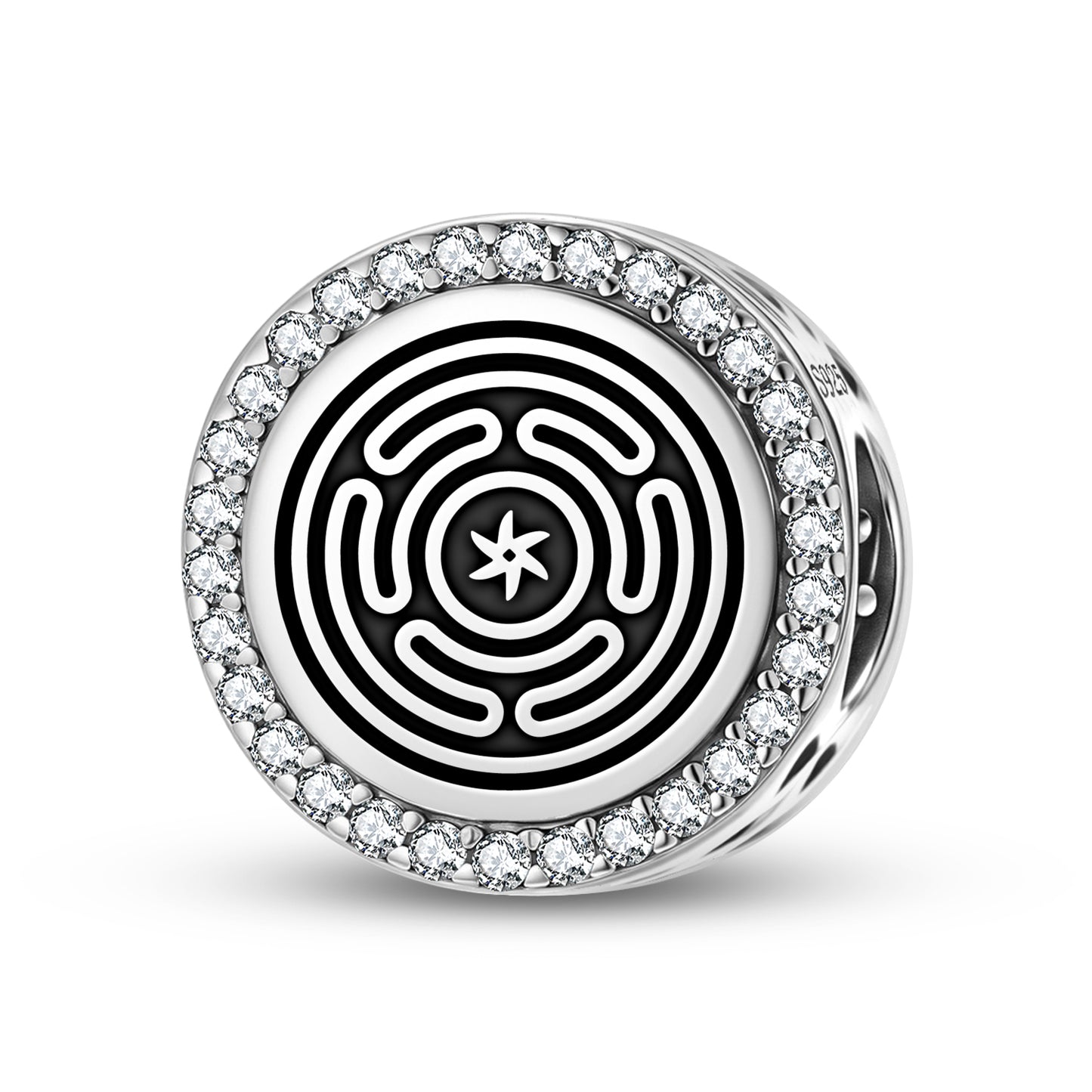 Hecate's Wheel Symbol  Charm