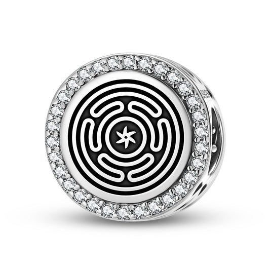Hecate's Wheel Symbol  Charm