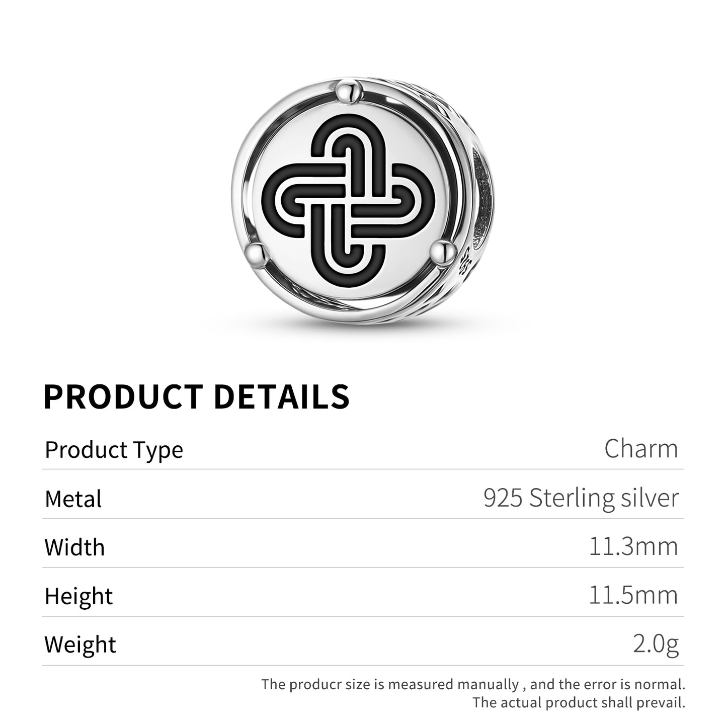 Solomon's Knot  Charm