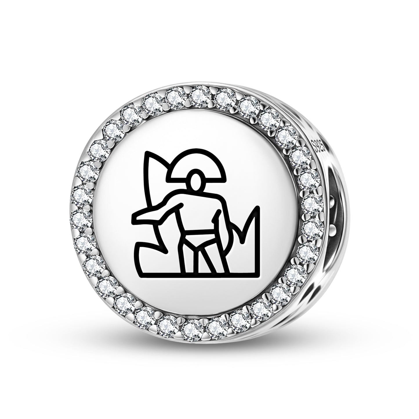 Fire dance Mayan Symbols Charm