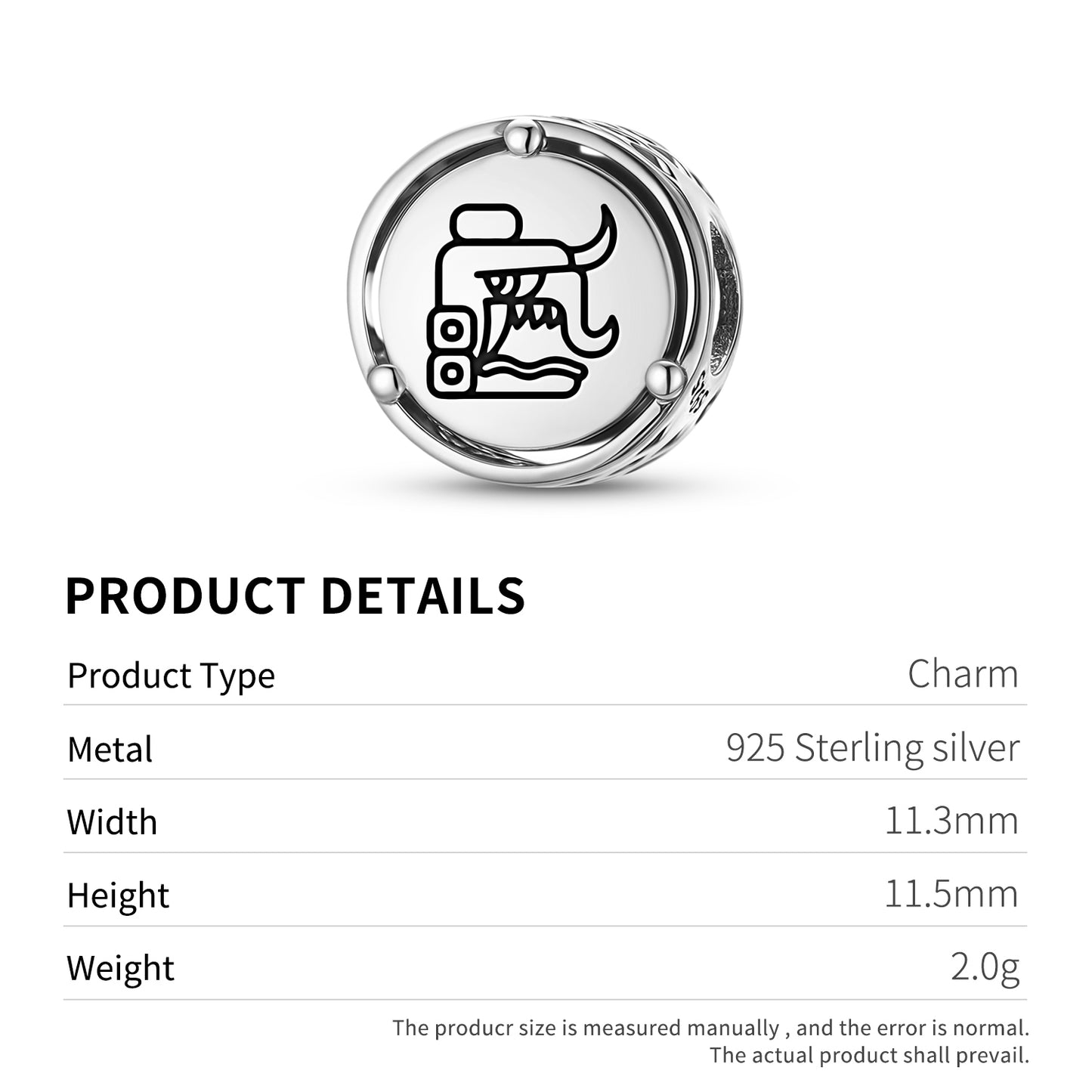 Tohil Mayan Symbols Charm