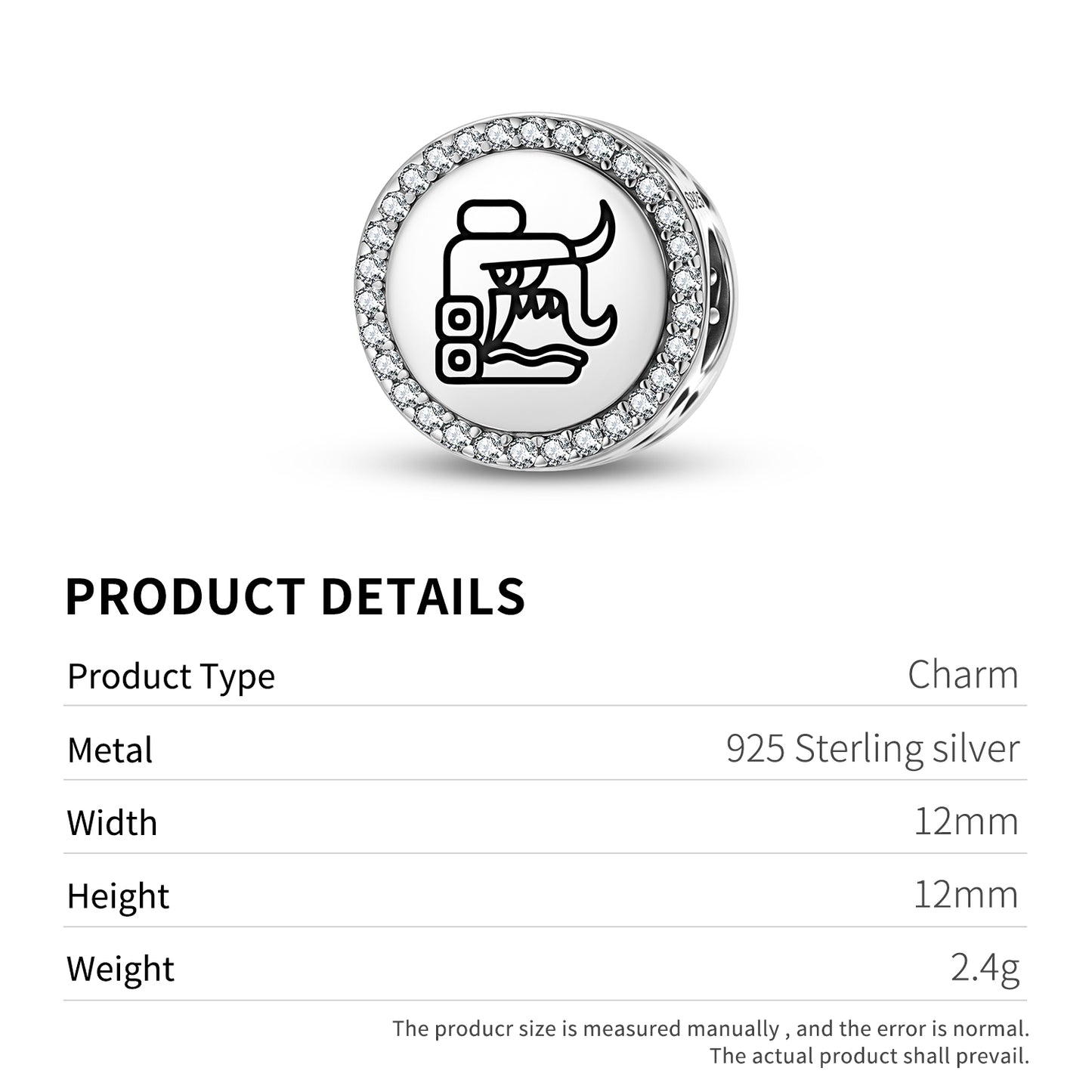 Tohil Mayan Symbols Charm