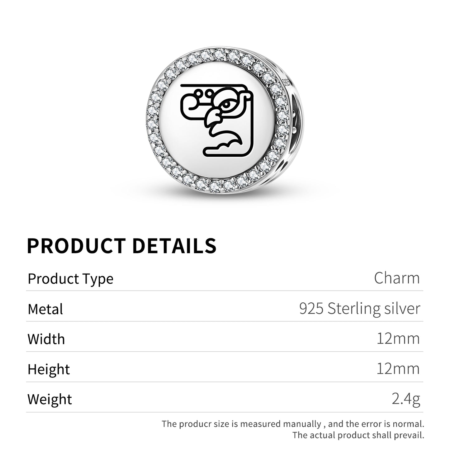 Hunab Ku Mayan Symbols Charm