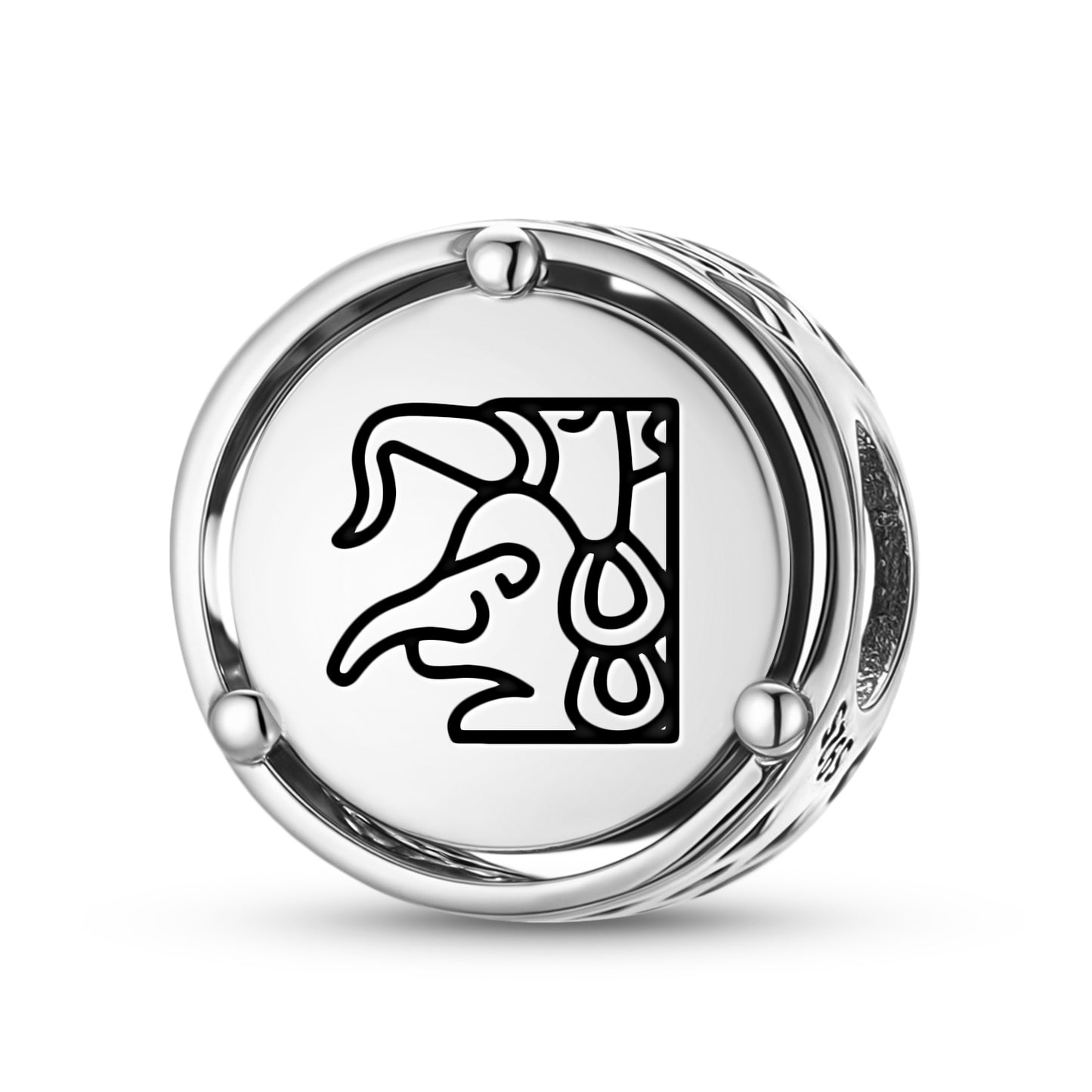 Chaac Mayan Symbols Charm