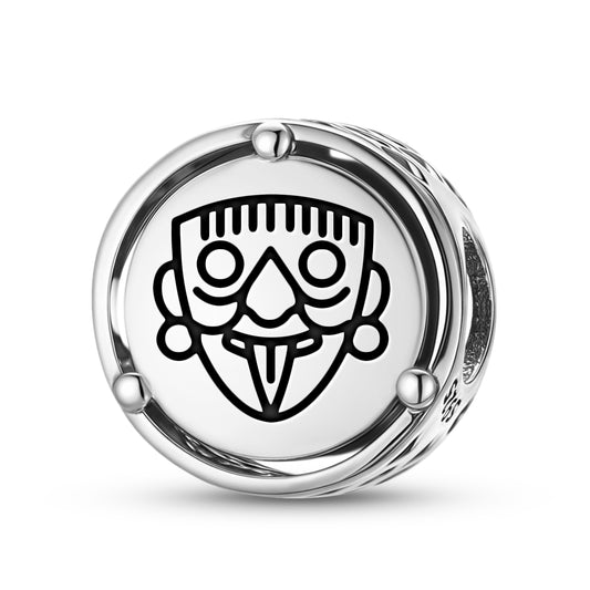 Kinich Ahau Mayan Symbols Charm
