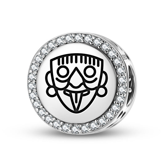 Kinich Ahau Mayan Symbols Charm