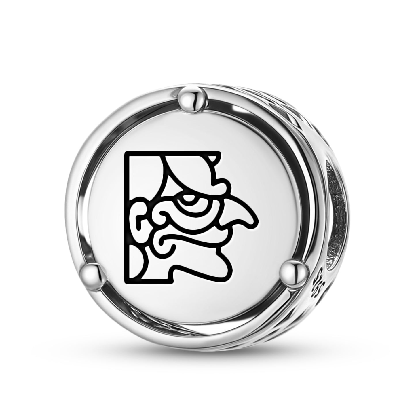 Kʼawiil Mayan Symbols Charm