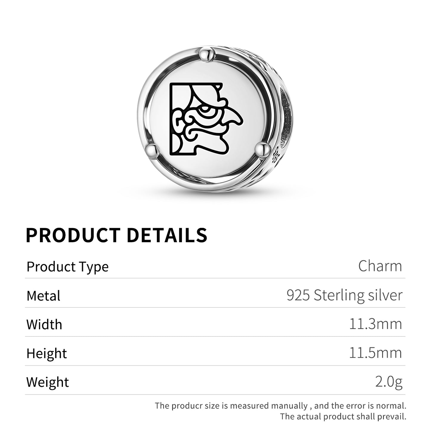 Kʼawiil Mayan Symbols Charm