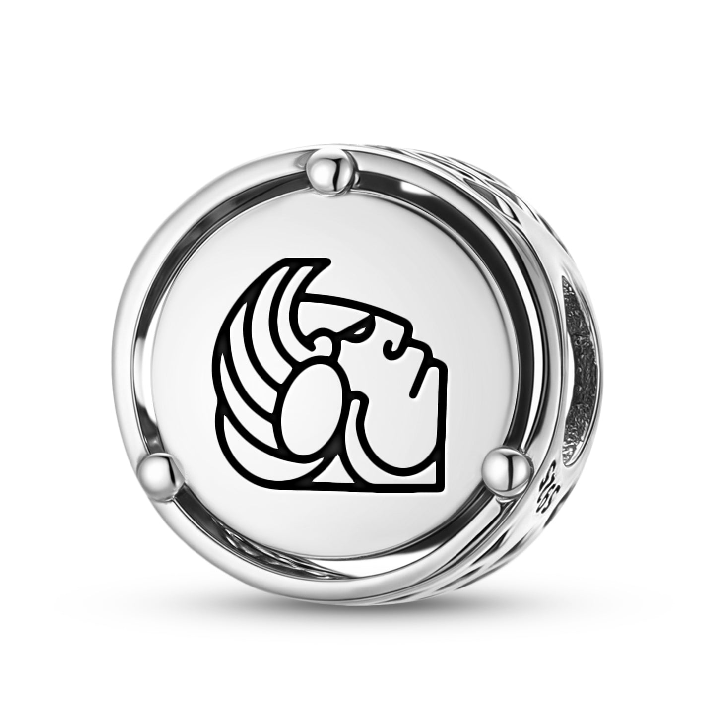 Teel Kusam Mayan Symbols Charm