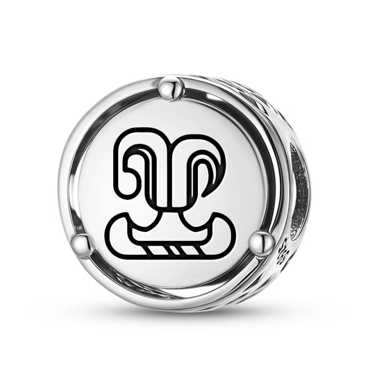 Fire house of Xibalba Mayan Symbols Charm