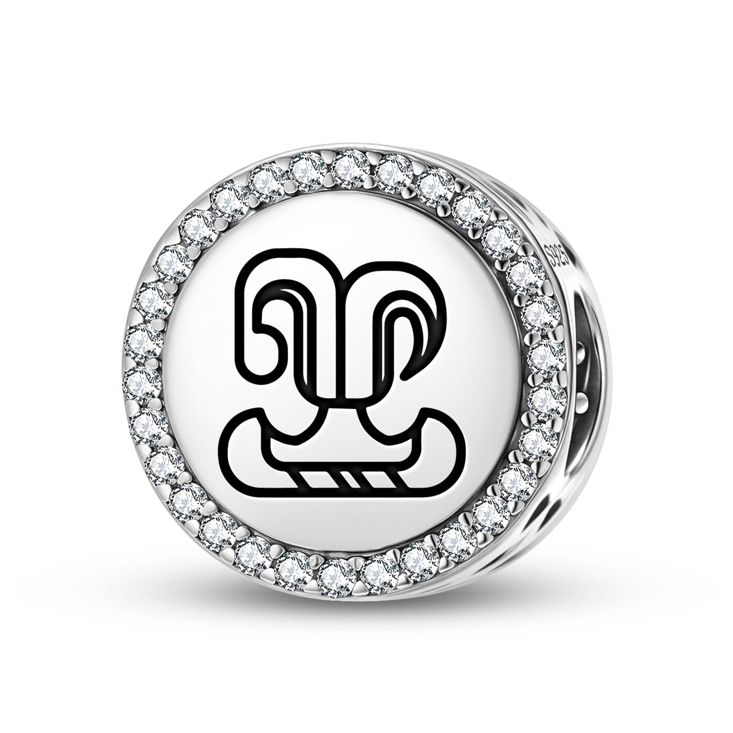 Fire house of Xibalba Mayan Symbols Charm