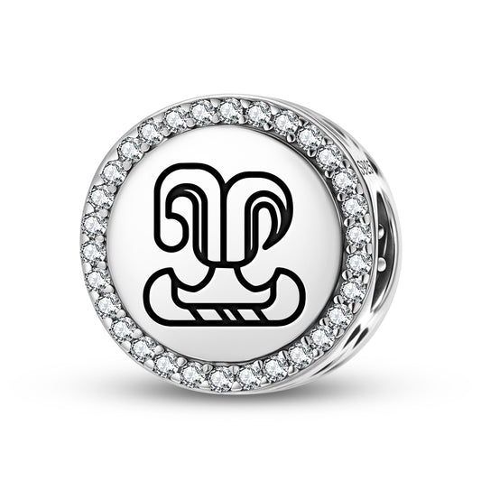 Fire house of Xibalba Mayan Symbols Charm