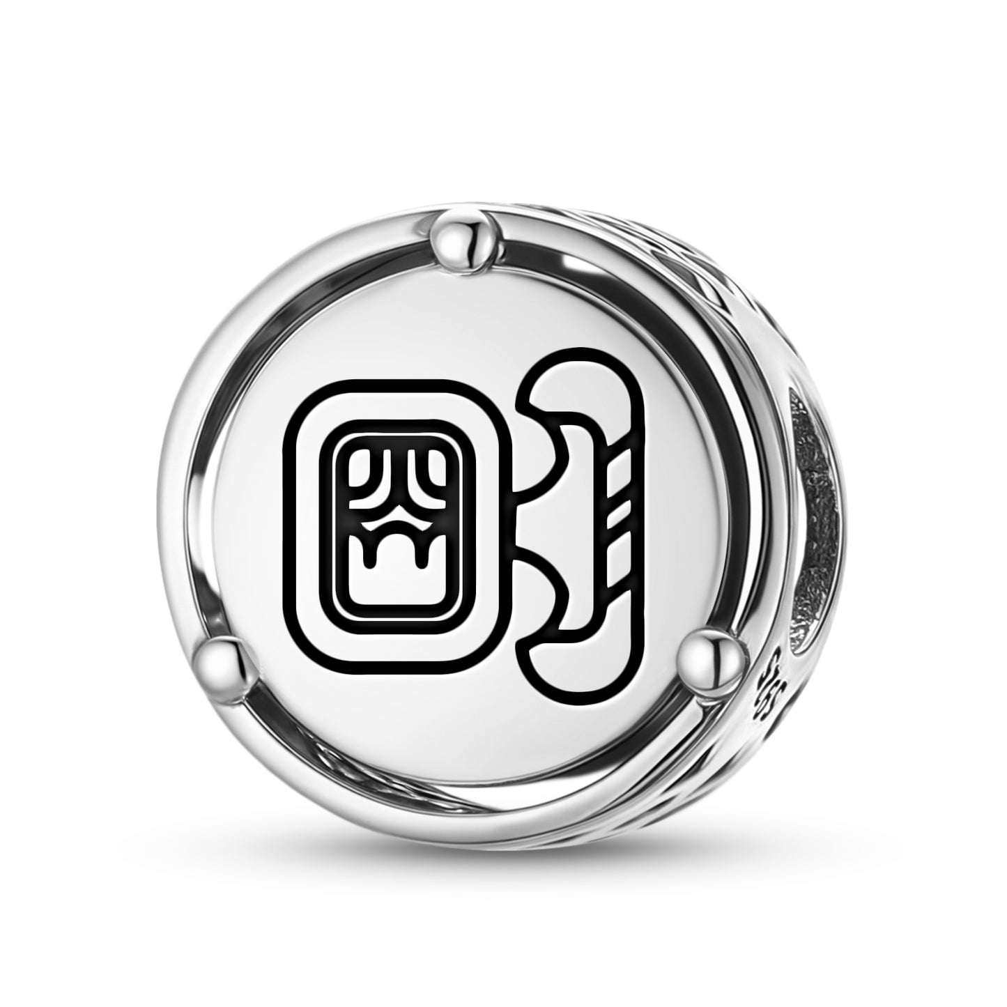 Dark house of Xibalba Mayan Symbols Charm