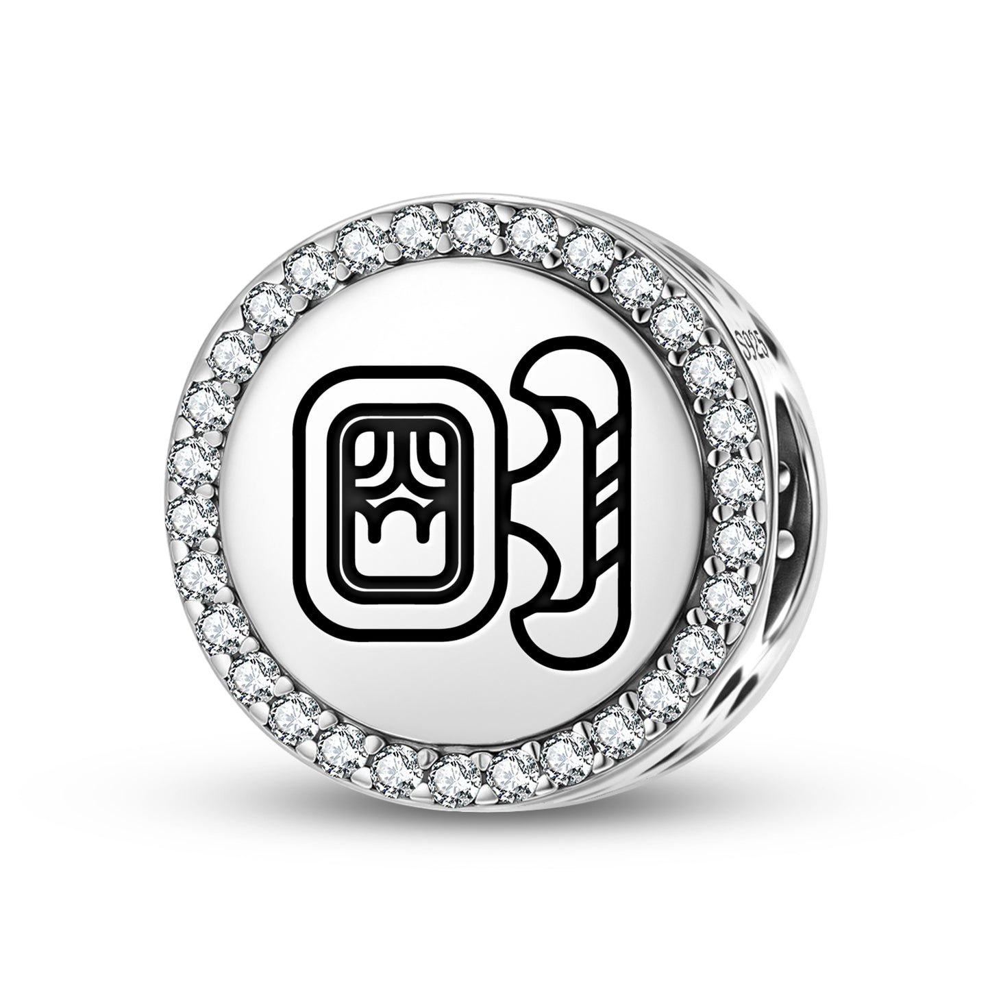 Dark house of Xibalba Mayan Symbols Charm