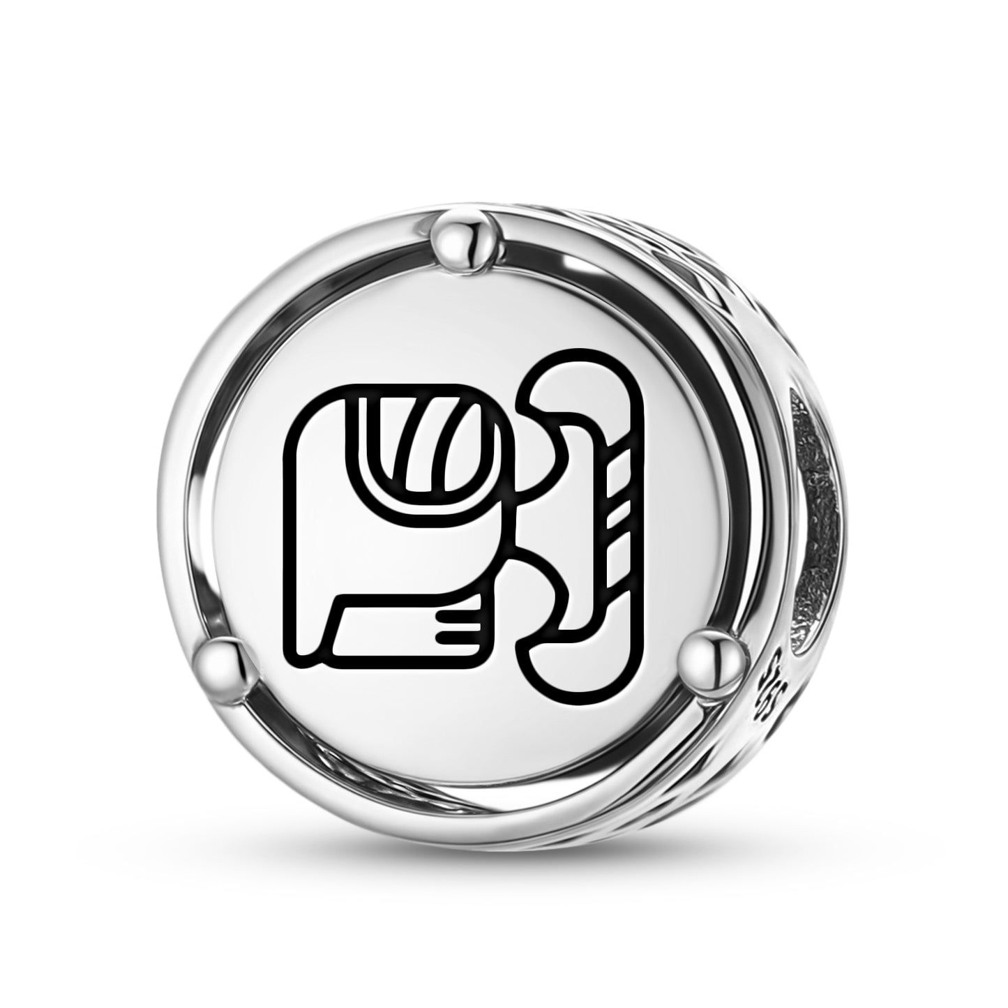 Razor house of Xibalba Mayan Symbols Charm