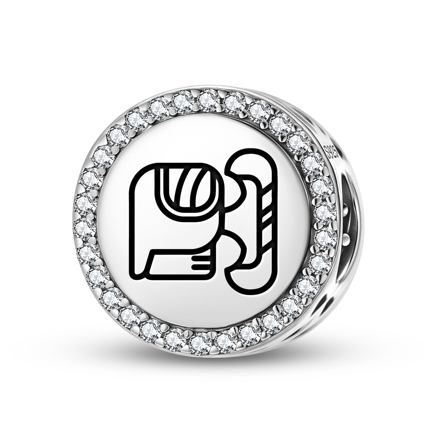 Razor house of Xibalba Mayan Symbols Charm