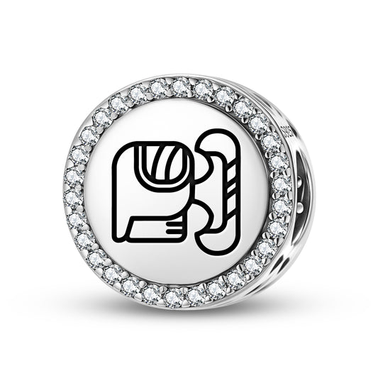 Razor house of Xibalba Mayan Symbols Charm