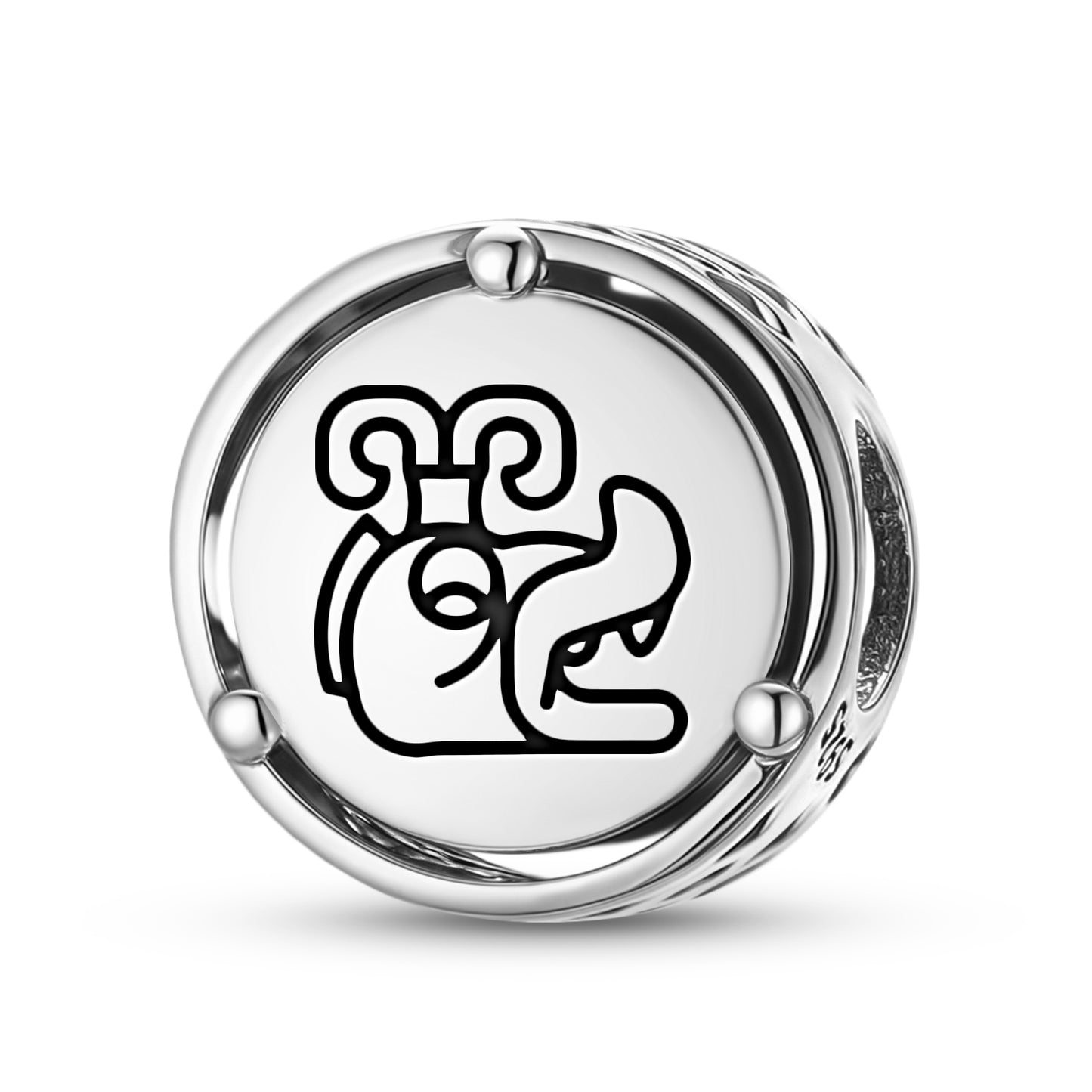 Huracan Mayan Symbols Charm