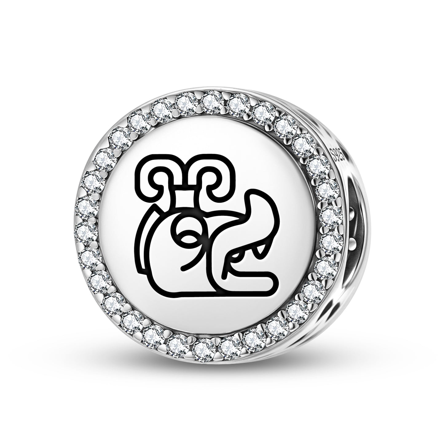 Huracan Mayan Symbols Charm