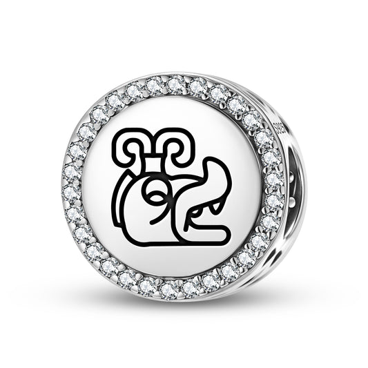 Huracan Mayan Symbols Charm