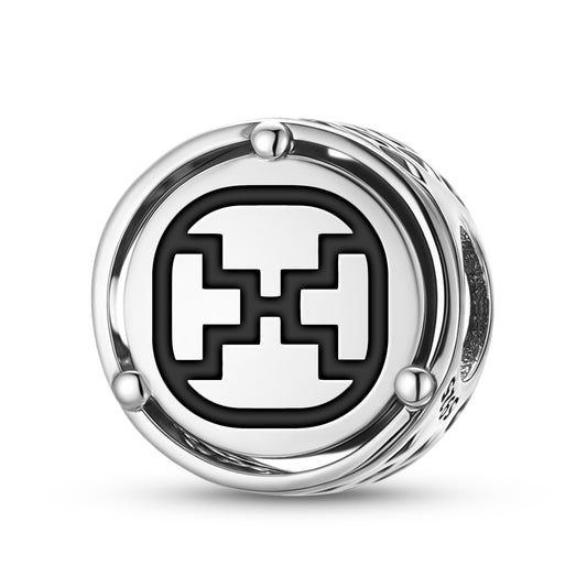 Etznab Mayan Symbols Charm