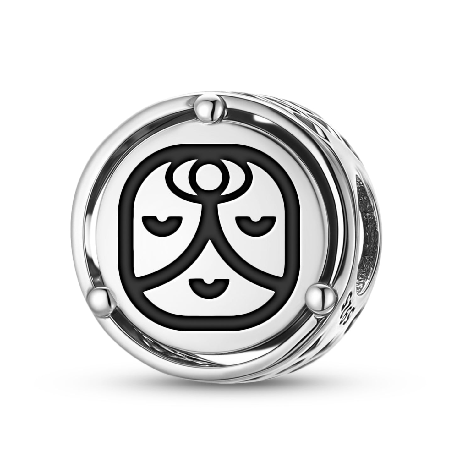 Ix Mayan Symbols Charm
