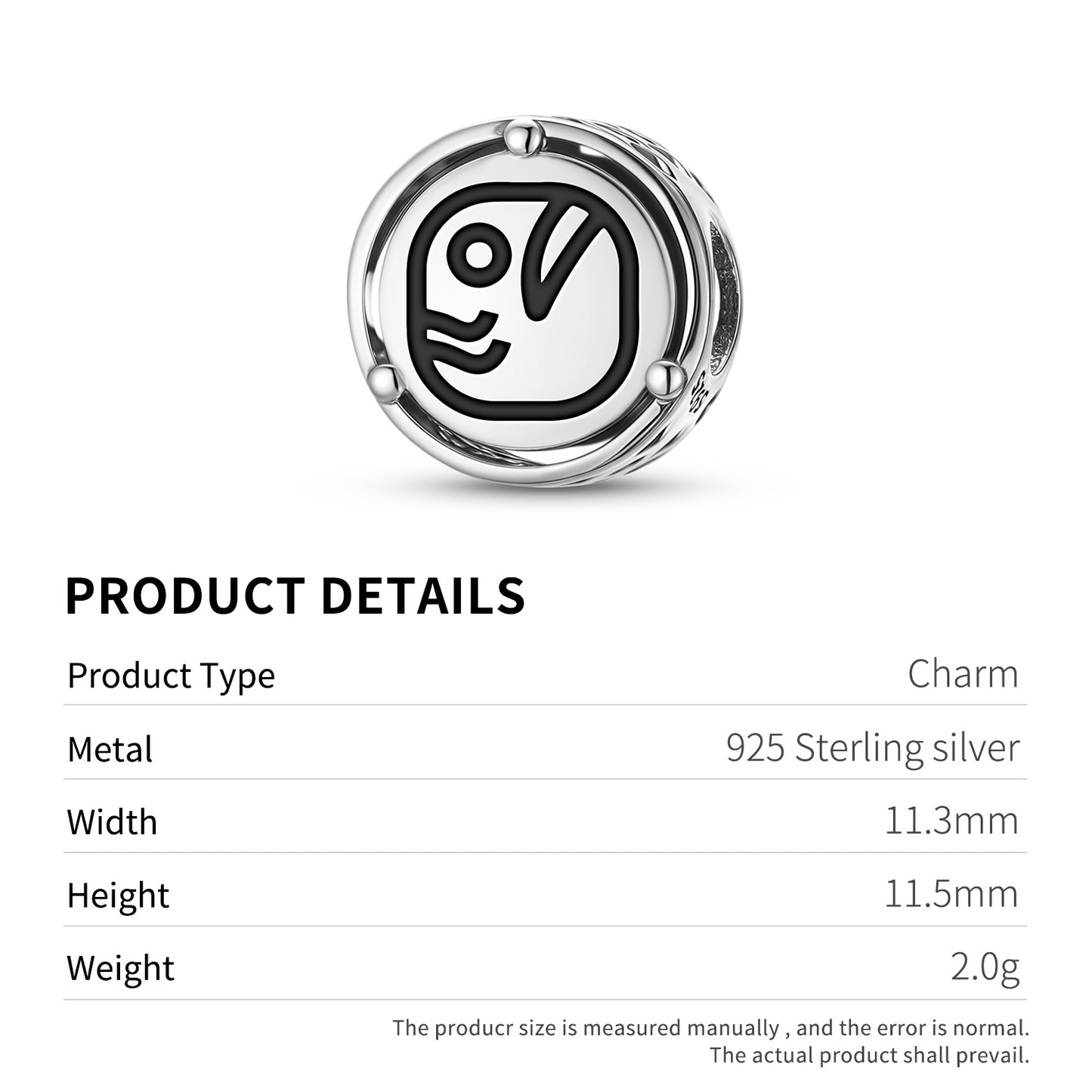 Eb Mayan Symbols Charm