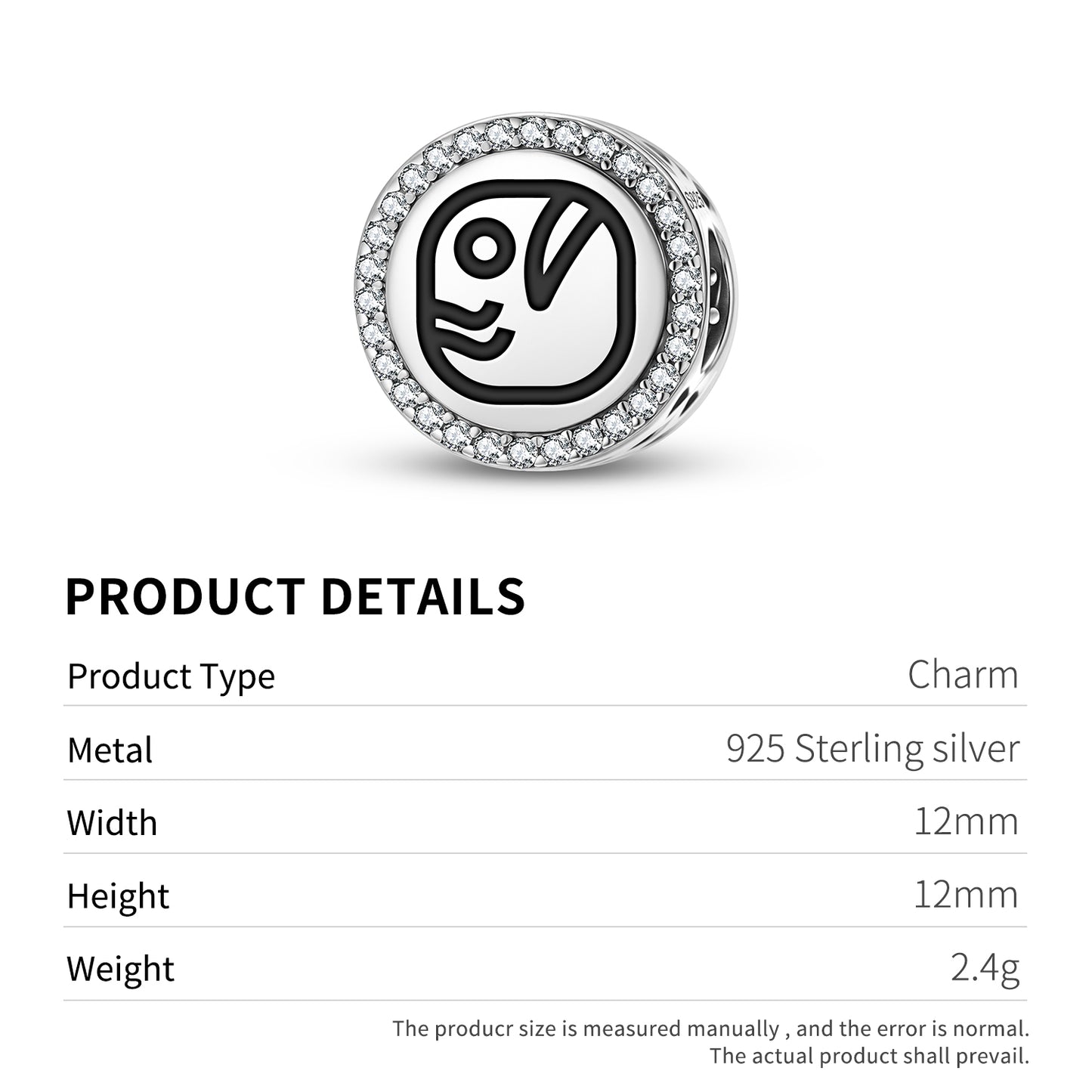Eb Mayan Symbols Charm