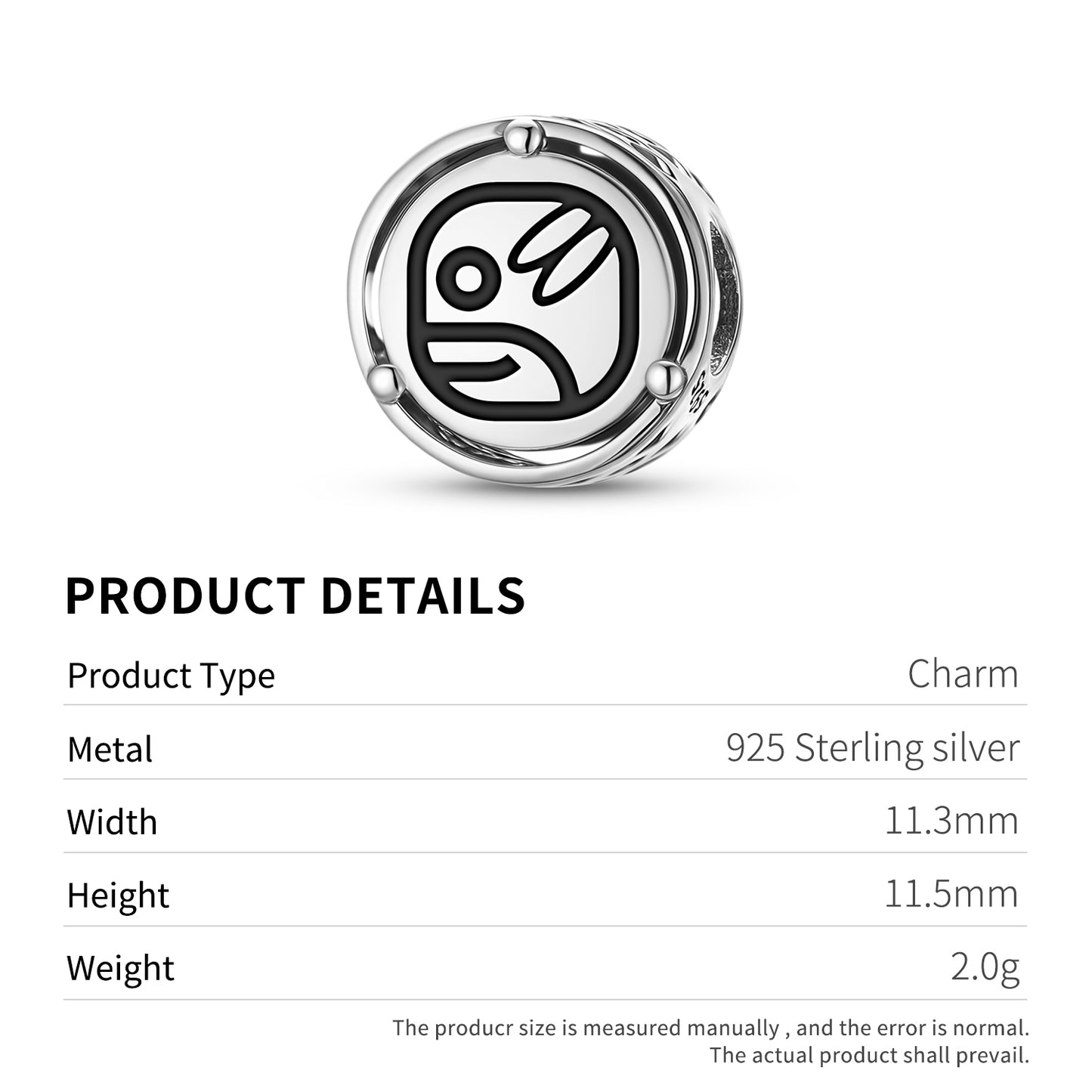 Ok Mayan Symbols Charm